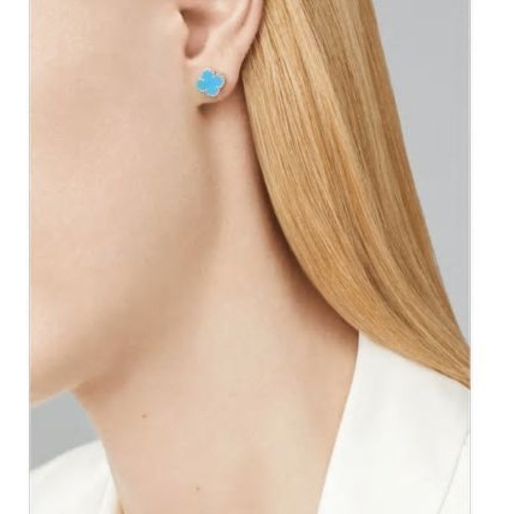 Turquoise Sweet Alhambra earstuds